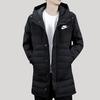 Nike Casual Long Down Jacket Knee-Length Winter Men Outerwear Black 807394-011