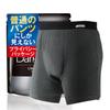 Dandiace Boxer Look Just Like Regular Double Absorbent Reduces Residual and Reduces Odor Men's Briefs, Briefs, Inspection, Pads, Urine, (Gray, Medium)
