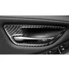For BMW 5 Series F10 F11 2011-2016 Carbon Fiber Car Door Handle Bowl Frame Cover