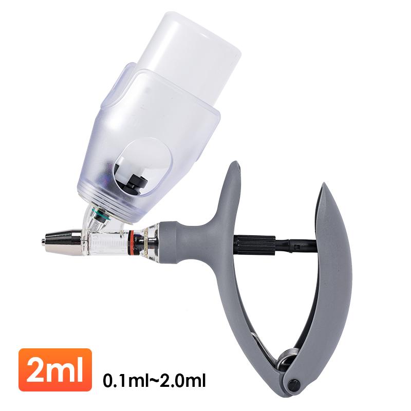 Vaccine Syringe Animal Husbandry 25ML 50ML Veterinary Semi-Automatic Adjustable Animal Continuous Injector veterinarian Tools