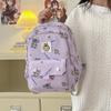 School Bag Casual Backpack Girl Elementary School First Grade Cartoon Labub Backpack