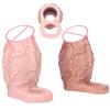 SXXY Realistischer Hohl-Dildo Mit Anti-Drop-Cockring Männlicher Penis-Verlängerungshülse Für Männer Verzögerte Ejakulation Paare Sex-Werkzeuge
