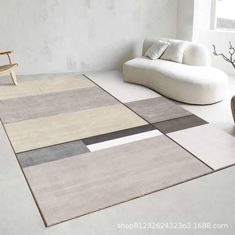 Minimalist Light Luxury Carpet for Living Room or Bedroom