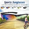 Sports Sunglasses with 4 Spare Lens Sports Cycling Driving Sun Glasses for Fishing Travelling