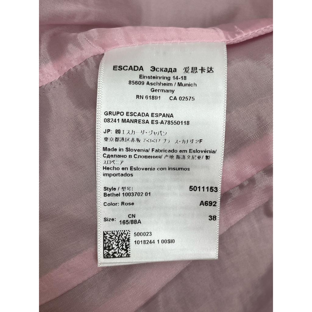 ESCADA Pink 5011153 collarless jacket Jacket 38 pinkUsed
