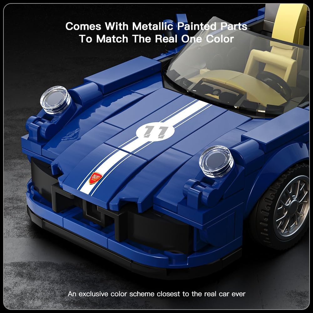 MOULD KING Speed Champion 911TAGAR Supercar 27040 Bausatz Spielzeug Sammlermodell Autoblock Kindergeschenk 8+(366 Teile)