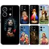 Bible Verse Jesus Christ Case For Xiaomi Redmi Note 13 Pro 12 11 8 9 10 Redmi Note 12S 11S 10S 9S 10C 12C 13C Cover