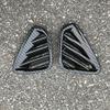 For Hyundai Kona 2018-2022 Carbon Fiber 2X Dashboard Air Vent Outlet Cover Trim