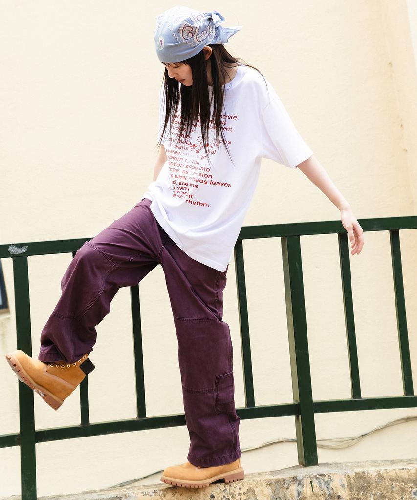 LMC Pocket Double Knee Work Pants Purple