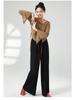 Four Seasons Damen Klassischer & Moderner Tanz Weitbeinige Hosen