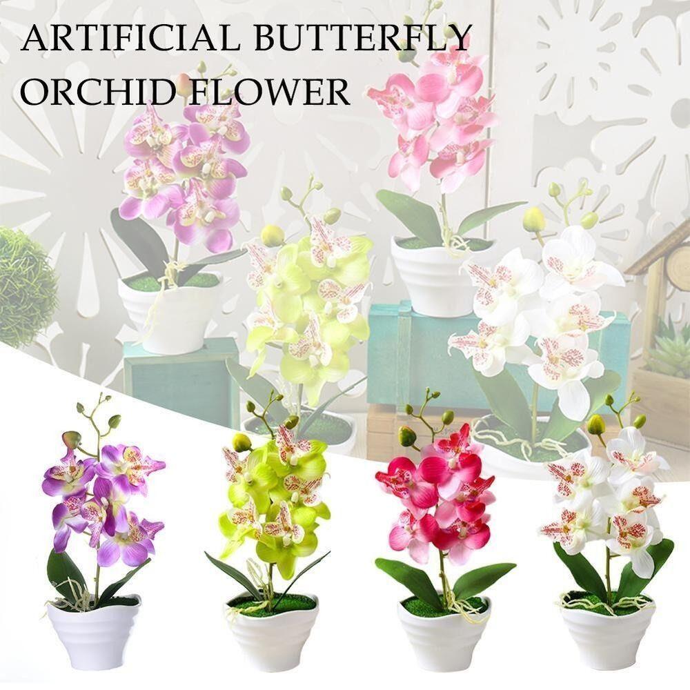 

Home Decor Artificial Butterfly Orchid Flower Silk Flower Artificial Greenery рожевий