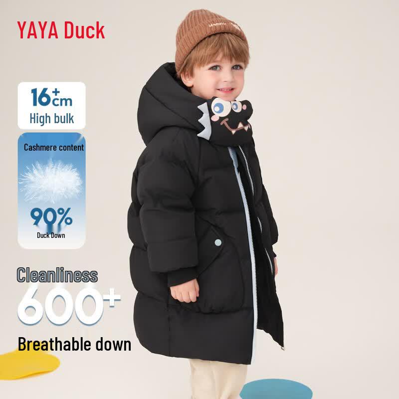 Yaya Girls' Mid-length Winter Down Jacket