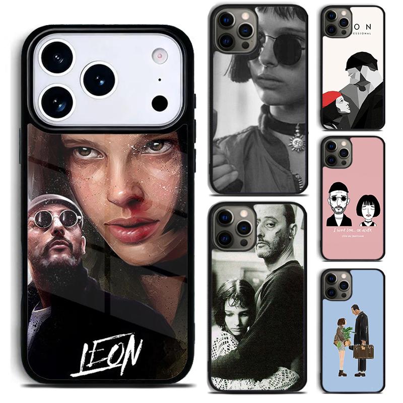 Leon And Matilda Phone Case for iPhone 17 16 15 Pro Max Air 14 13 12 11 Plus Shockproof Capa Cover