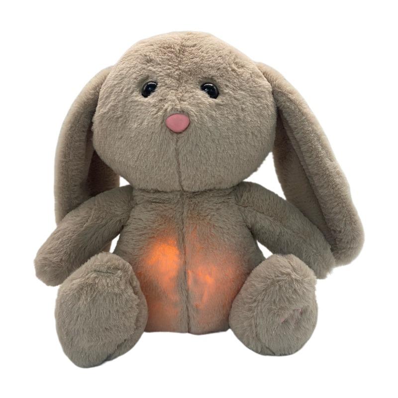 Hot Sell Glowing Breathing Music Cute Animal Elephant Plush Doll Children Sleep Soothing Bedtime Companion Soft Toy s Cuddly Stuffed Fluffy Huggable