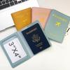 PU Leather Passport and Luggage Tag Set