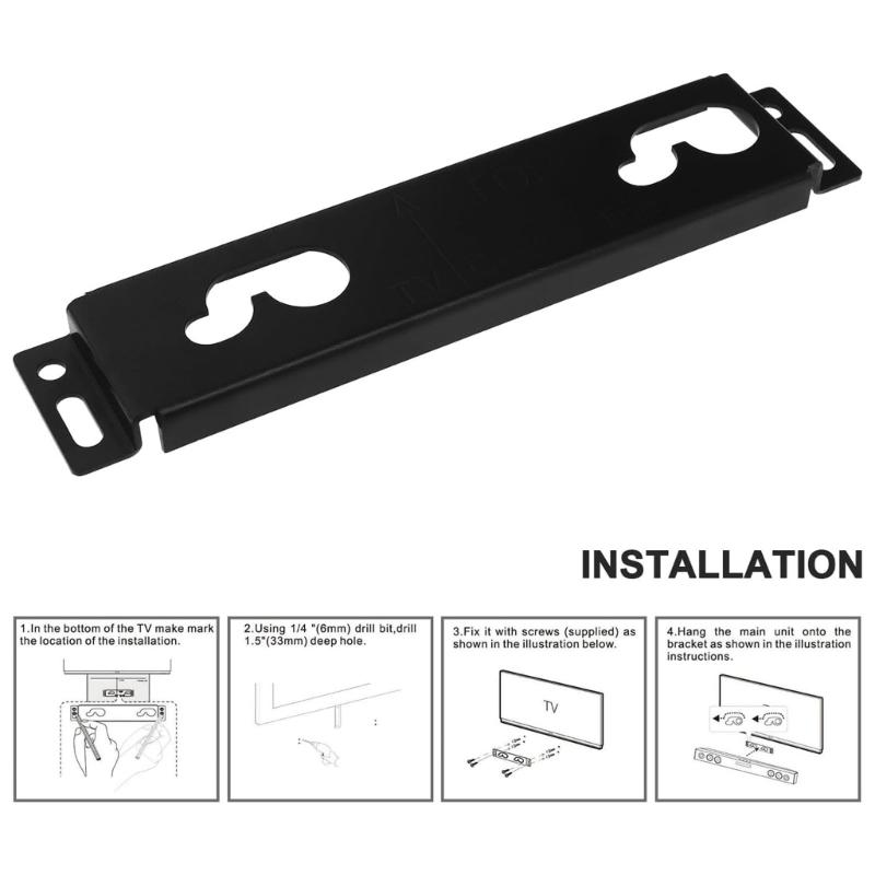 Adjustable Speaker Mounting Bracket Steel Frame Designs Wall Mount Bracket Secure Wall Installation Suitable for Speaker