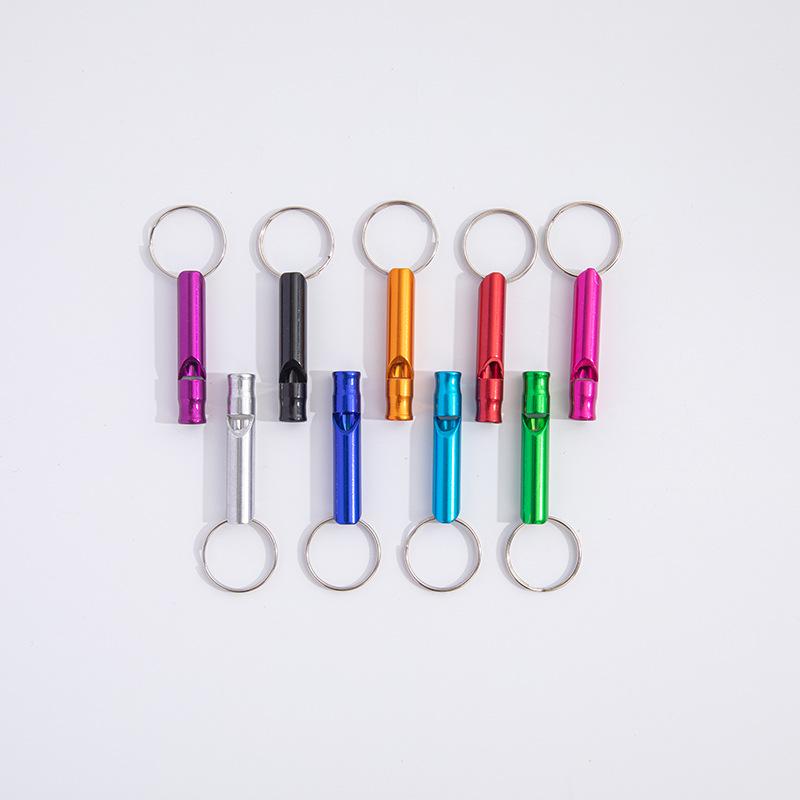 Aluminum Alloy Outdoor Survival and Lifesaving Whistle for Training and Referee Use