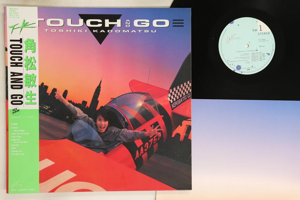 LP Record TOSHIKI KADOMATSU - Touch And Go RAL8839 AIR 1986 Japan Obi Japanese Pop/Rock Used