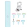 Electric Nail File Baby Anti Scratch Multifunction Baby Nail Trimmer 2 Speed Adjustable Nail Trimmer with 6 Grinding