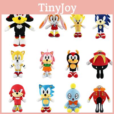 Sonic Plush Toy Soft Stuffed Doll Cute Design Fluffy Style Bedroom Ornaments