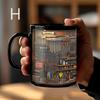 Black Ceramic Toolbox Mug - Customizable Mechanic Coffee Cup