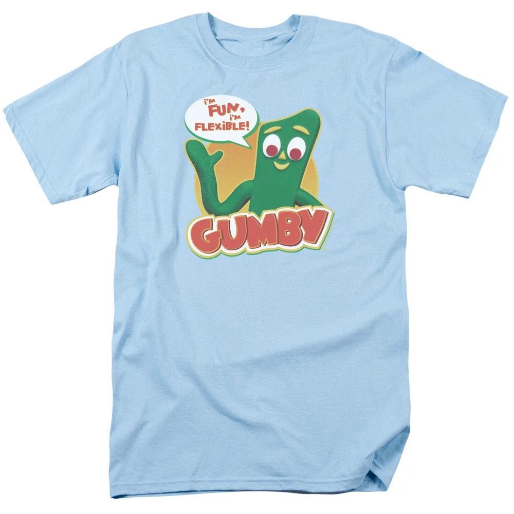 Gumby - Fun & Flexible #2 - Unisex Short Sleeve Children s T-shirt - Blue 140