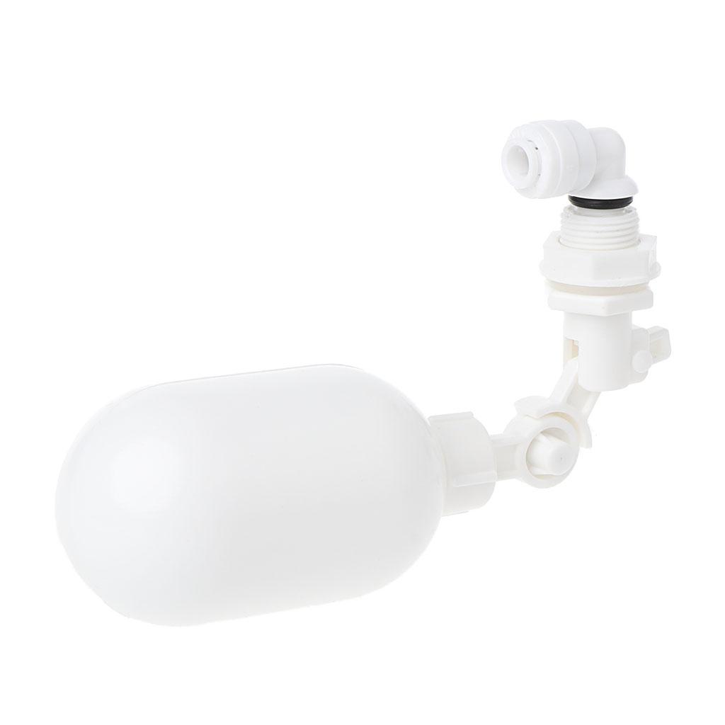 1/4" Snelkoppeling Waterfilter Vlotter voor Klep Automatische Controle Waterniveau voor Klep Verstelbare Plastic Vlotterbal voor