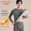 Yiershuang Men's Cashmere Silk Thermal Underwear Set