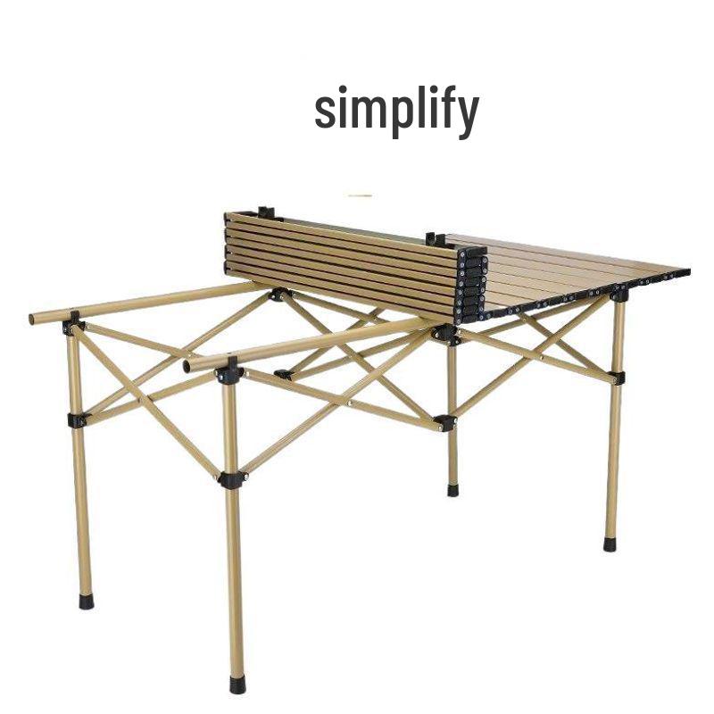 Portable Outdoor Folding Chair & Table Set with Backrest for Camping & Home Use
