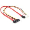 SATA 22P To 7P 15P Hard Drive & Optical Drive Data and Power Cable