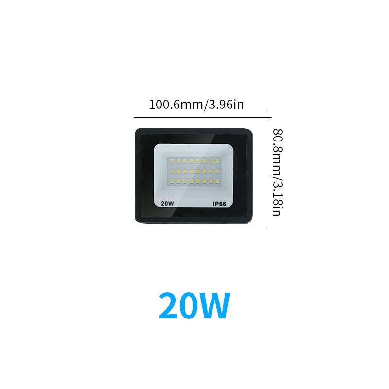LED Floodlights 10W 20W 30W 50W 100W 200W Flood Light AC220V/110V Waterproof Outdoor Wall Garden Spotlight Reflector Focus Lamps