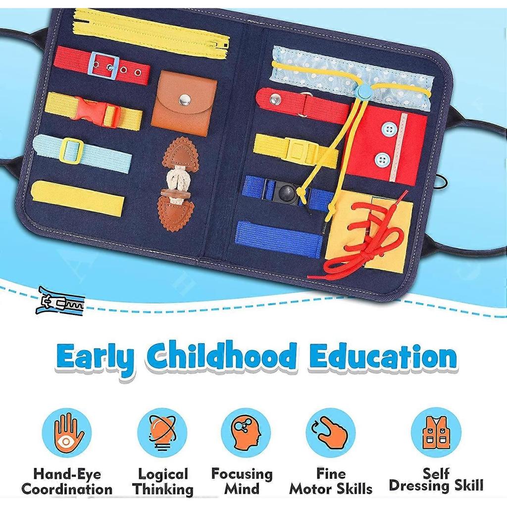 Toddler Busy Board Toddler Activities Board - Educational Learning Toys for Toddlers
