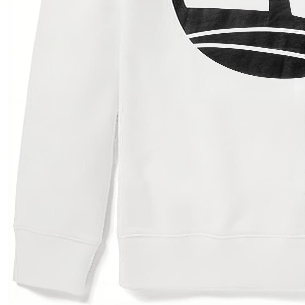 Timberland Solid Print Tree Crew Neck Long Sleeve Sweatshirt Men Sweatshirt White A2BJ8-P54