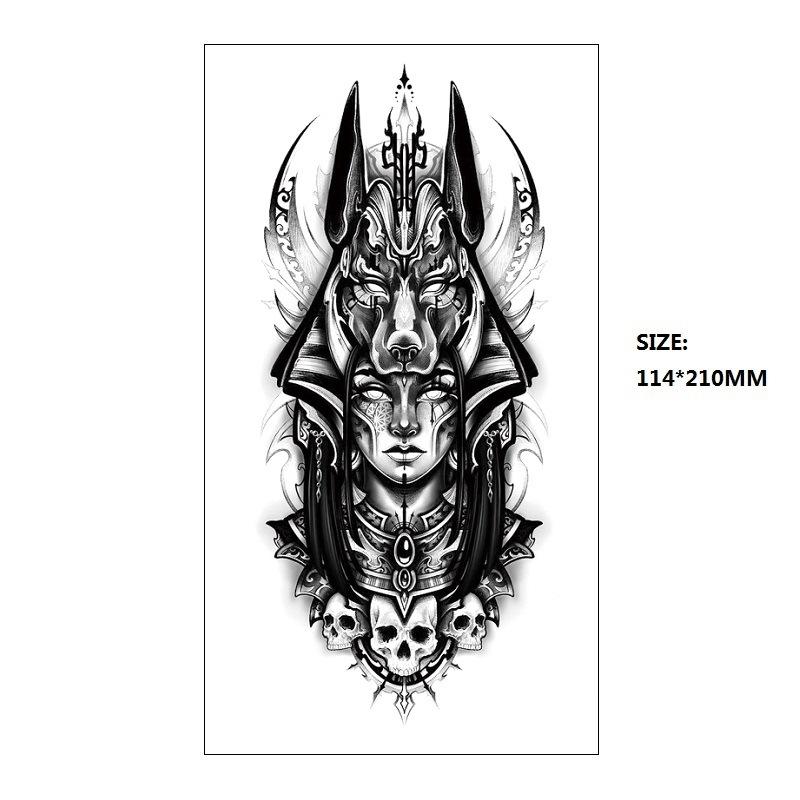 

Черная астронавтка красивая женщина классическая фигура маленькая полная рука Xqb перенос воды, имитация одноразовая татуировка наклейка 114*210MM