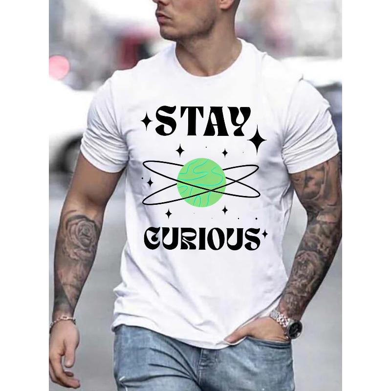 

European size Men S Summer Casual Crew Neck T-Shirt, 100% Cotton Knit Fabric, Slight Stretch, Regular Fit 2XL белый