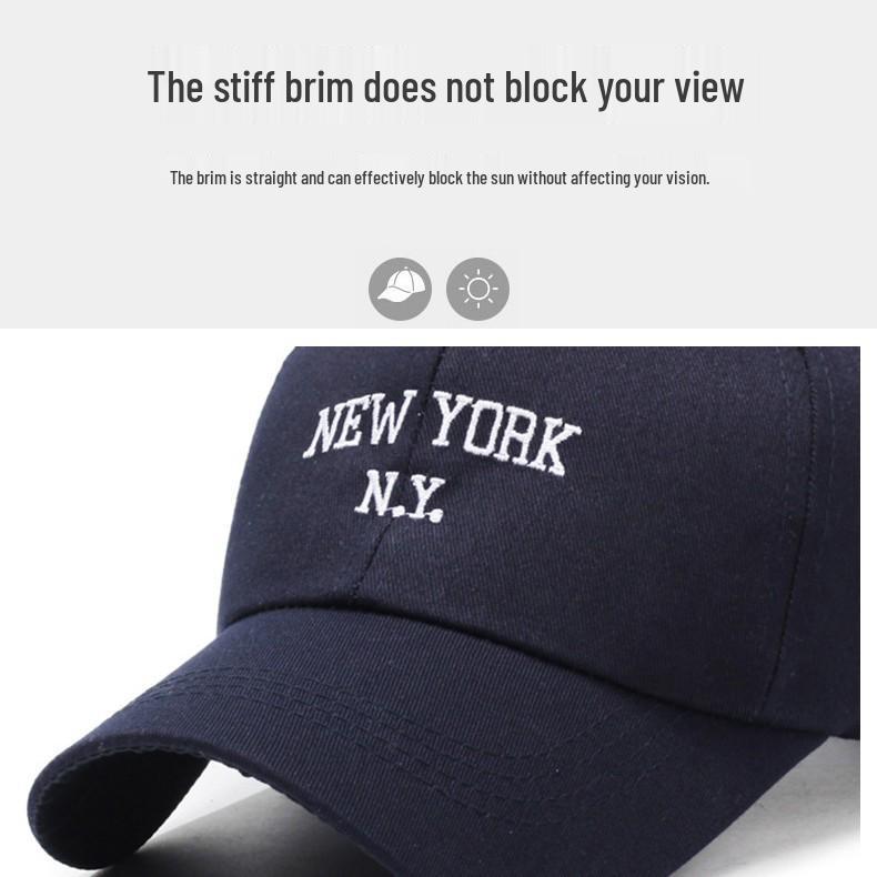 Korean Style Embroidered Baseball Cap - Unisex, Versatile & Fresh for All Seasons