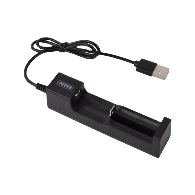 Univerzálna 3,7V USB nabíjačka batérií pre batérie do bateriek 16340, 14500, 18650, 26650