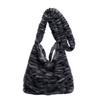 Vintage Leopard Print Plush Crossbody Bag - Women's Autumn/Winter Fashion with Unique Single Compartment Design.