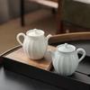 160ml Boutique Graisse de Mouton Porcelaine Blanche Jade Pot d'Érudit Xi Shi Ensemble de Thé Kungfu Ménager Fait Main Ustensiles de Service Cérémonie du Thé Cadeau