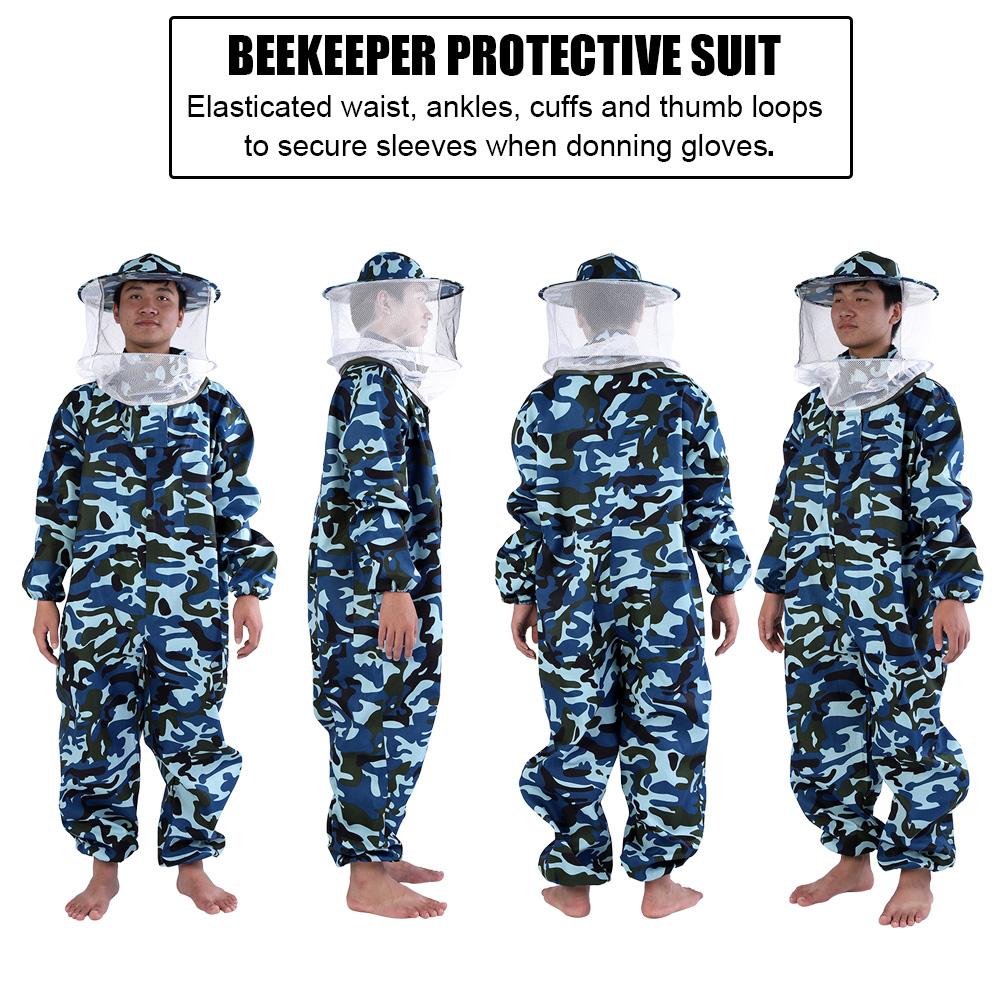 Professional Beekeeping Protective Suit Beekeeping Beekeeper Protect Equipment(XL)