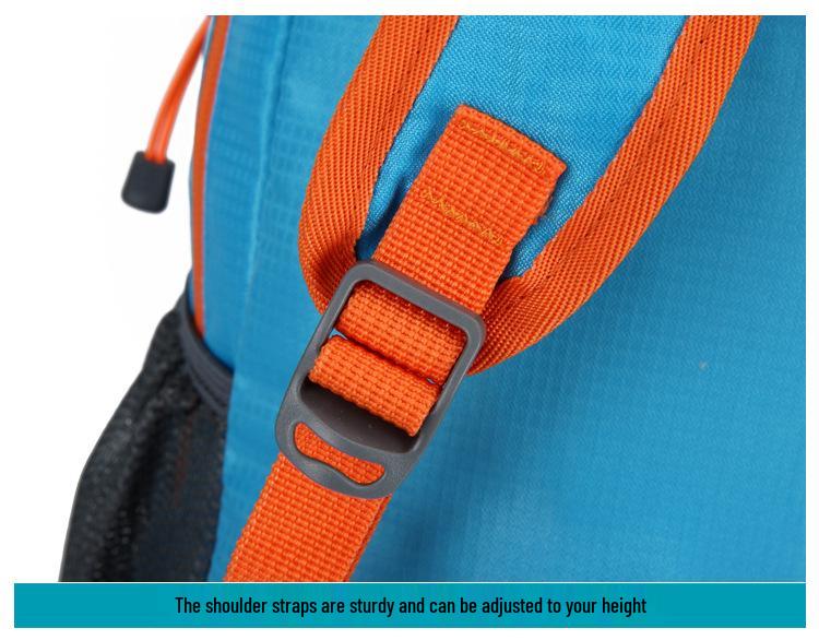 New Style Foldable Lightweight Outdoor Sports Mountaineering Water-Repellent Backpack with Logo Print