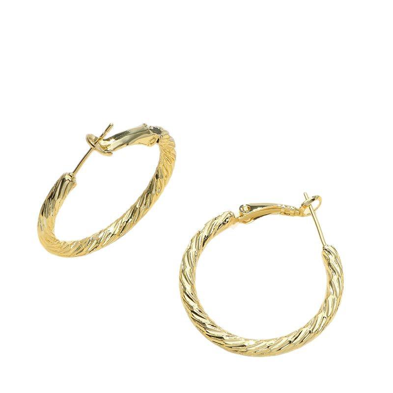 2025 Fashionable Silver Hoop Earrings: High-End, Versatile, Light Luxury Design for Women