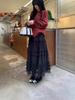 Elegant Korean Style Lace and Gauze Puffy Skirt - 2026 Early Spring/Autumn Collection