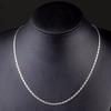 New Luxury 925 Silver Special 2MM Flat Clavicle Chains Necklaces for Men Women Wedding Jewelry Christmas Gifts 40-75cm