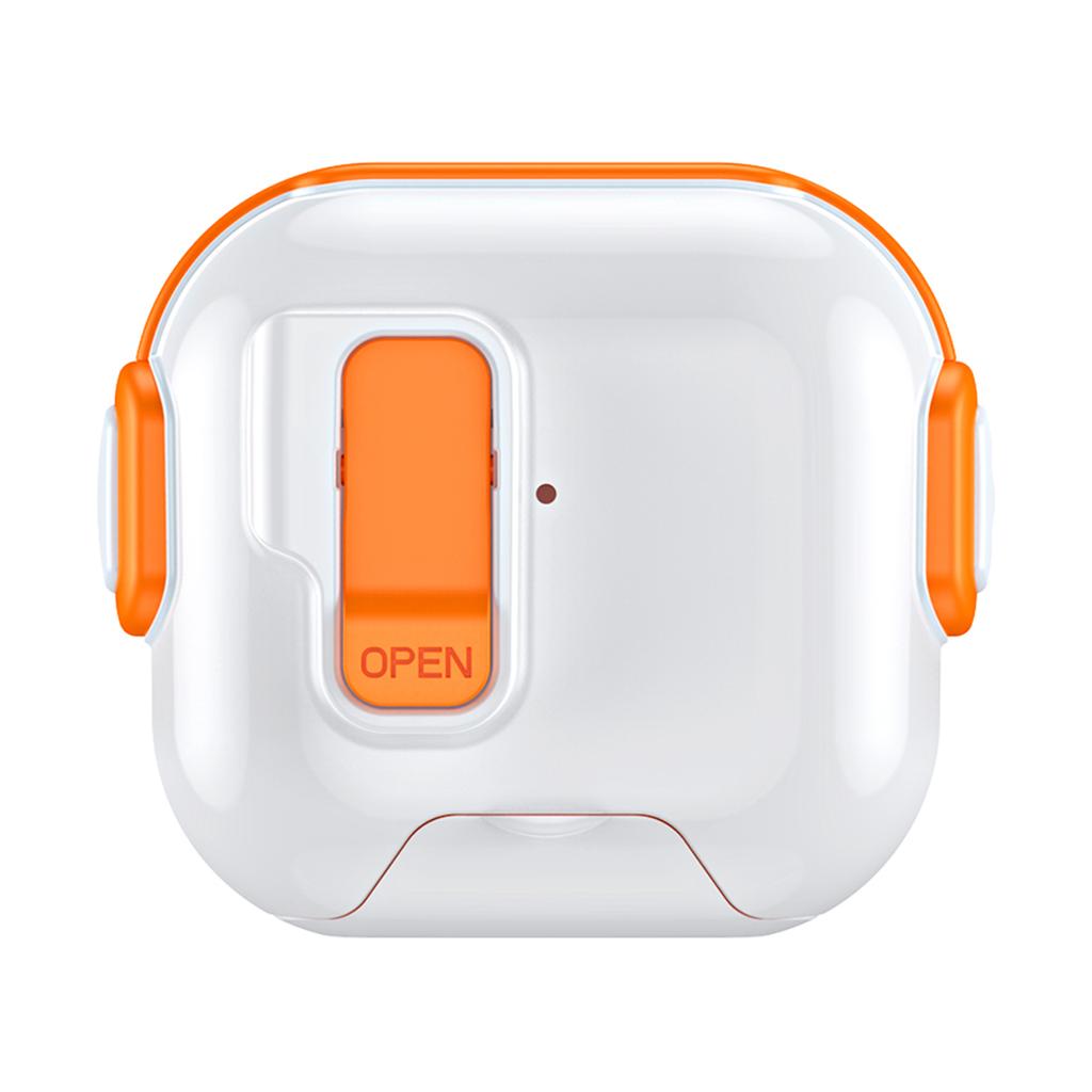 For AirPods 4 Case with Phone Stand Function TPU PC TWS Earbuds Protective Cover