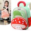 Kids Mushroom Pattern Backpack With Breathable Oxford Fabric And Double Shoulder Straps For Toddlers