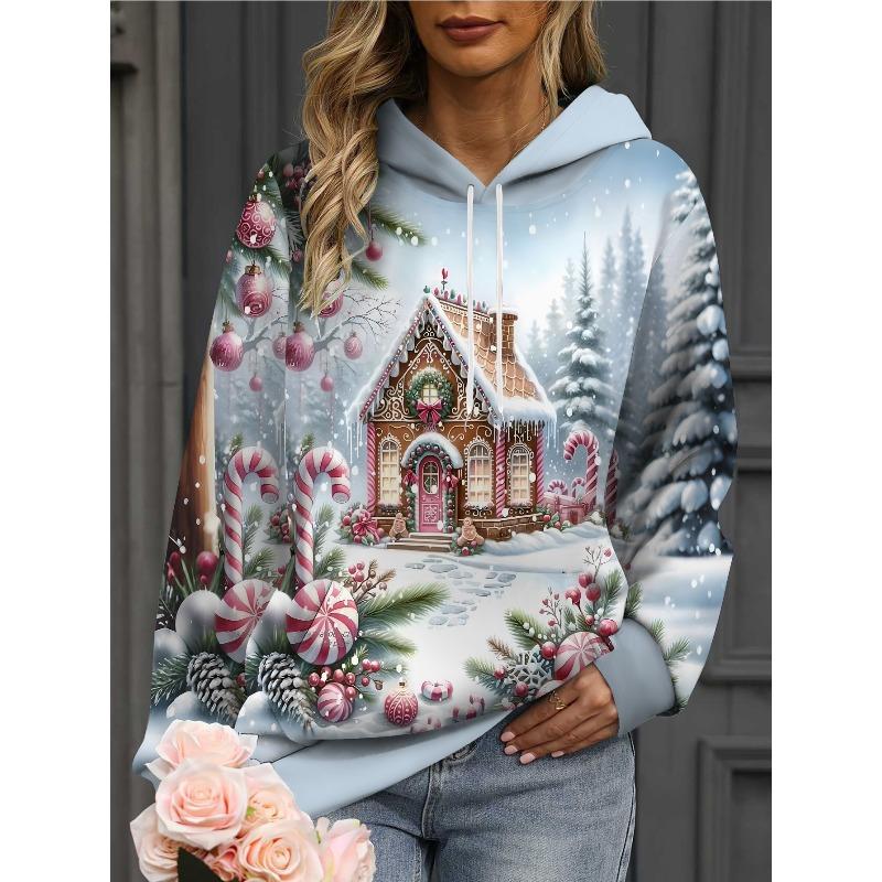 Herbst und Winter Damen 3D Leo-Print Kapuzenpullover Bequem, Modisch und Atmungsaktiv Trend Kapuzenpullover & Sweatshirts (Damen)