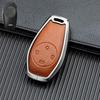 Leather Alloy Full Coverage Key Shell for Leapmotor T03/C11/C01/S01