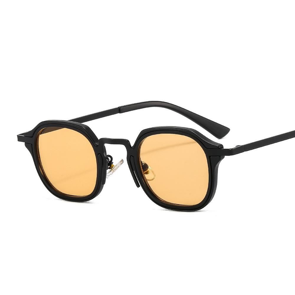 Metal Harbor Style Square Sunglasses P Glasses Punk Full Frame British Retro Sunglasses
