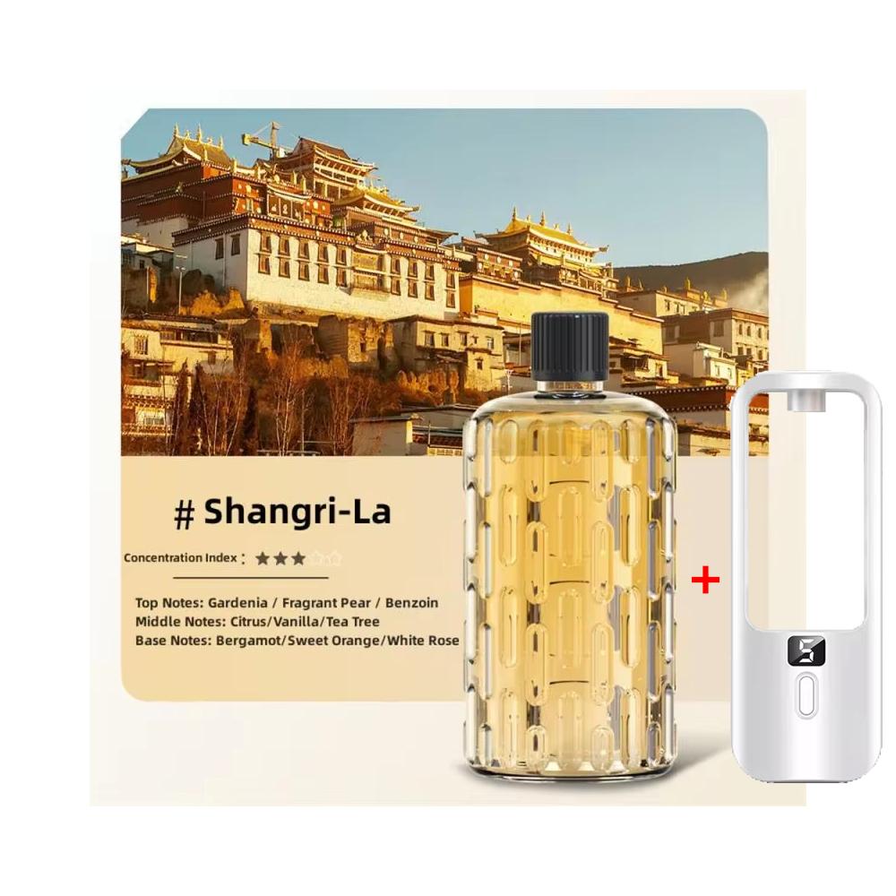 HOMZY 50ml Wall Mounted Aroma Diffuser Fragrance Essential Oil Aromatherapy Machine with Time Setting Air Purifying Fragrance Diffusing